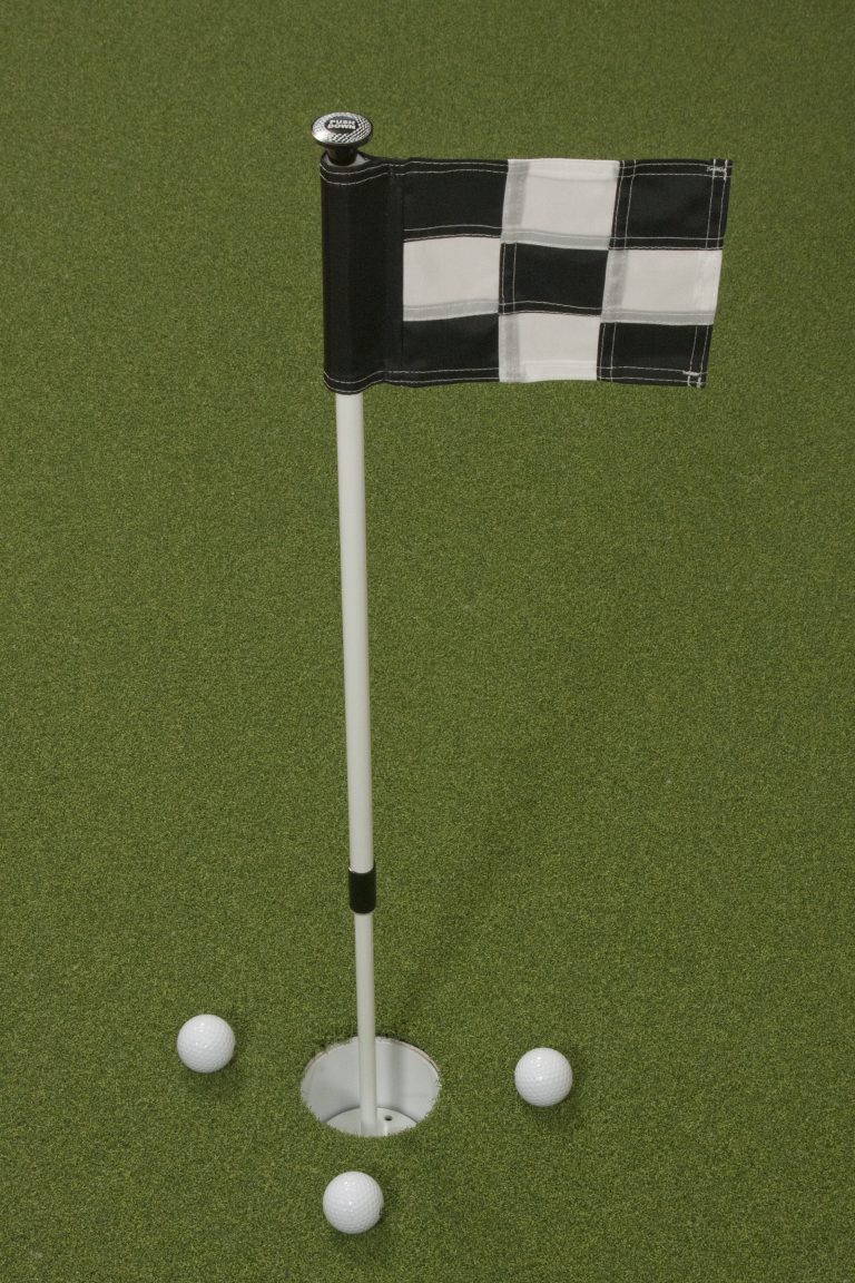 Interactive Putting Green Cups and Flags PushNPutt