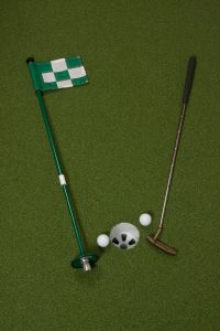 golf course flag sticks