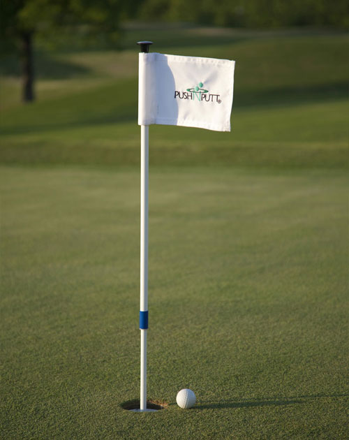 Interactive Patented Putting Green Flag Poles | PushNPutt